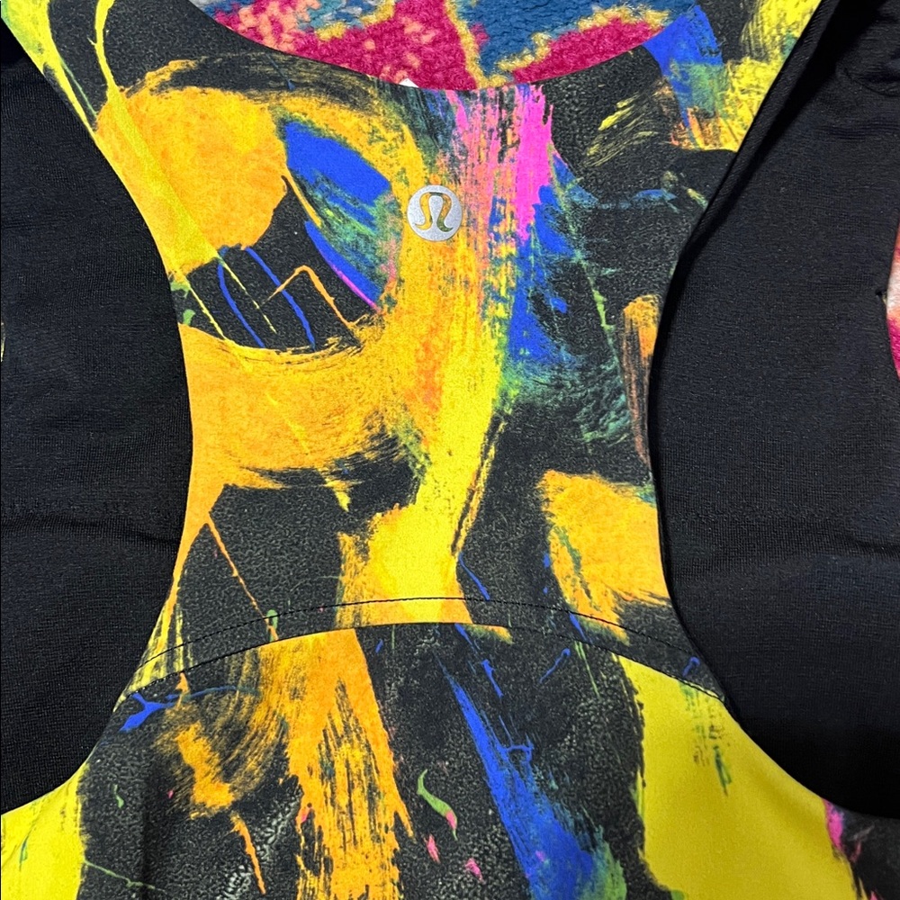 Lululemon Wunder Train racerback tank top size 4 Multicolor sports bra - Picture 5 of 7